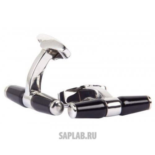 Купить запчасть JAGUAR - JJCLBAR Запонки Jaguar Bar Cufflinks Black, артикул JJCLBAR