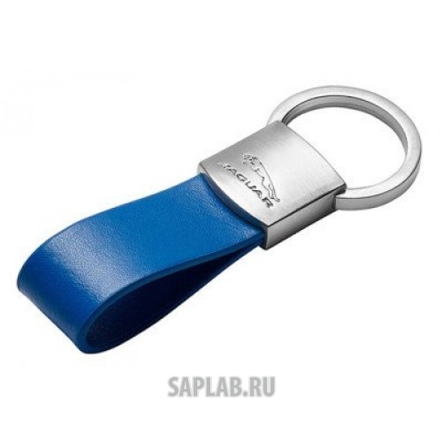 Купить запчасть JAGUAR - JKRALLKBL Брелок Jaguar Leather Loop Keyring Blue, артикул JKRALLKBL