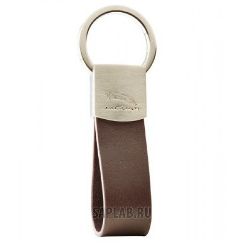 Купить запчасть JAGUAR - JKRALLKE Брелок Jaguar Leather Loop Keyring Brown, артикул JKRALLKE