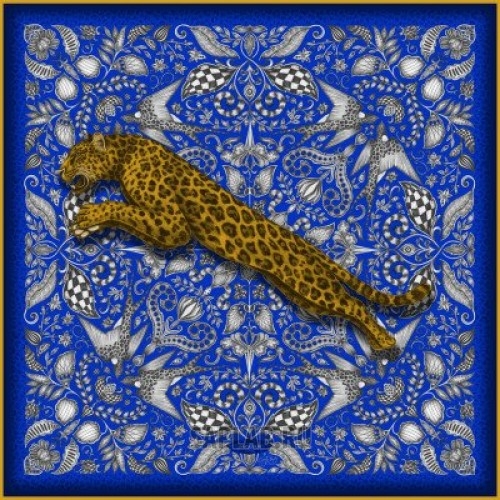 Купить запчасть JAGUAR - JSTSILKCOB Женский шелковый шарф Jaguar Silk Scarf Cobalt, артикул JSTSILKCOB