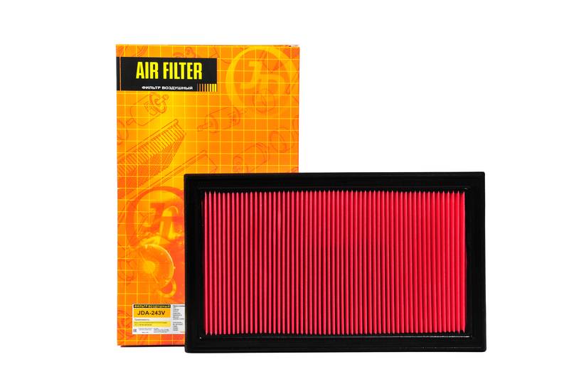 Купить запчасть JD - JDA243V Фильтр воздушный NI QG/CD/GA/RB/SR/QR/KA/VG/VQ/YD-series; SU EJ15#/16#/18#/20#/25#