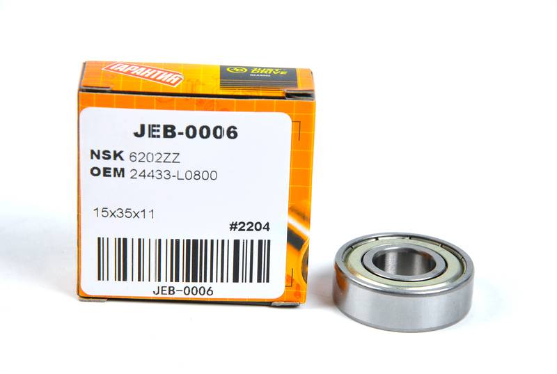 Купить запчасть JD - JEB0006 Подшипник закрытый(металл) (15/35/11) NSK 6202-ZZ TO Land Cruiser