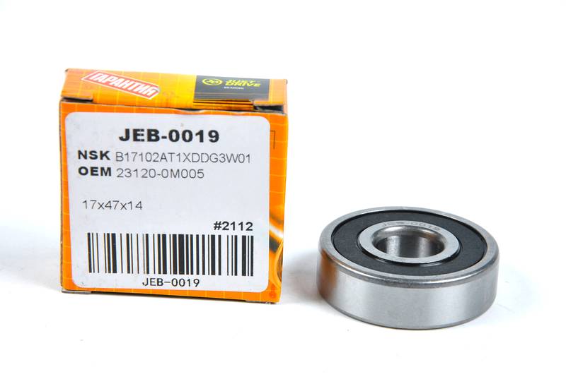 Купить запчасть JD - JEB0019 Подшипник закрытый(резина)(17/47/14) B17-102 NI (генератор)