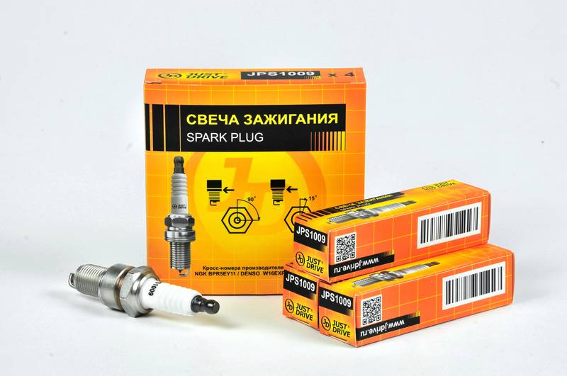 Купить запчасть JD - JPS1009 Свеча зажигания /BPR5EY11/W16EXRU11 НО ER# Jazz 84-; ТО 4AC Carina -87; 2Е/4А# Corolla 86-87, 95-99; 3FE Land Cruiser 90-92;DW Matiz 98-05; KI Rio 00-02;;;