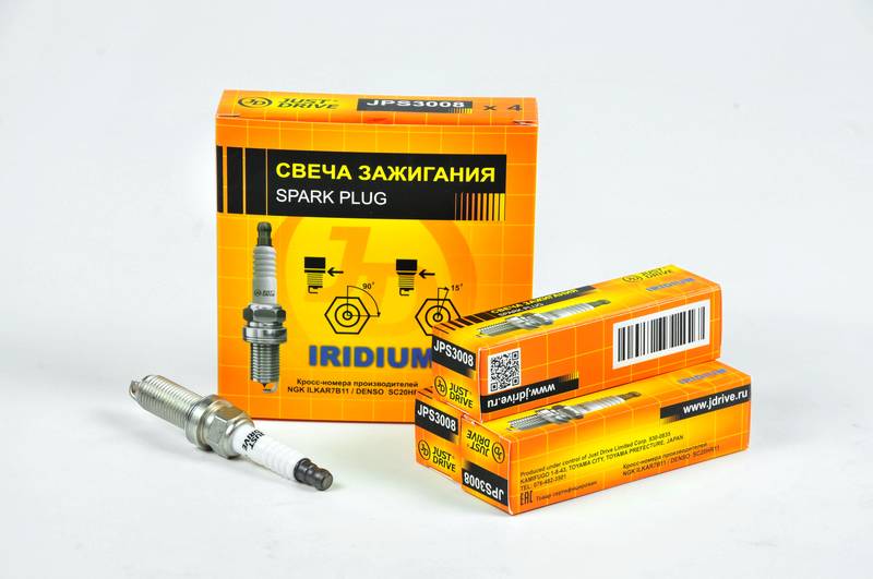 Купить запчасть JD - JPS3008 Свеча зажигания /ILKAR7B11/SC20HR11/ IRIDIUM TO #ZRFE, #NRFE Auris 08-, Avensis 08-, Prius 09-, RAV4 08-, Corolla