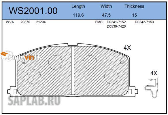 Купить запчасть JEENICE - WS200100 Колодки тормозные дисковые перед TOYOTA COROLLA Compact (_E9_) 1.3 (EE90) 08.1987 - 12.1989 <=> TOYOTA COROLLA (_E9_) 1.3 i (EE90) 08.1987 - 12.1992