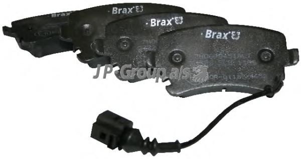 Купить запчасть JP Group - 1163706210 Колодки тормозные дисковые MULTIVAN V,TRANSPORTER V Bus,TRANSPORTER V Kasten,TRANSPORTER V Pritsche/Fahrgestell