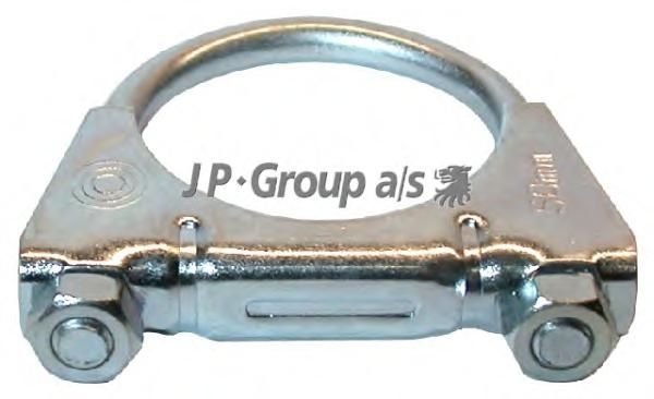 Купить запчасть JP Group - 1221400300 Хомут крепления глушителя , 50 mm UNIV CLAMP M8 50MM