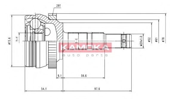 Купить запчасть KAMOKA - 6036 