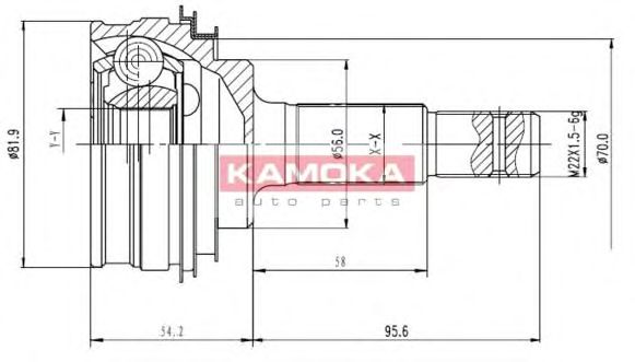 Купить запчасть KAMOKA - 6592 