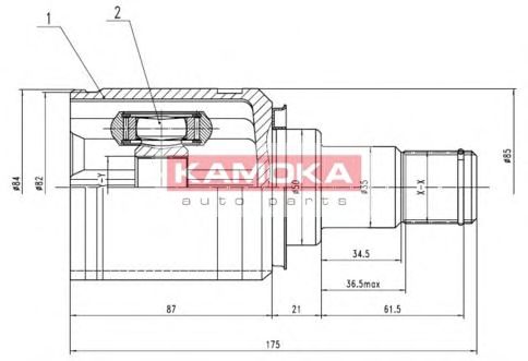 Купить запчасть KAMOKA - 8721 