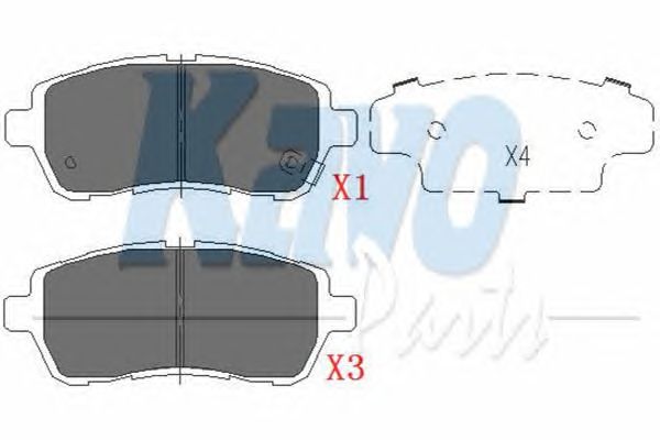 Купить запчасть KAVO PARTS - KBP1514 