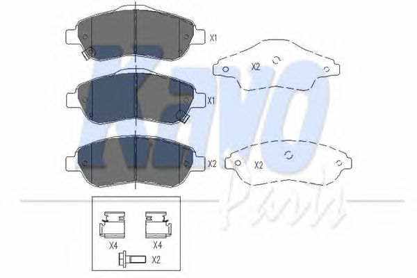 Купить запчасть KAVO PARTS - KBP2041 