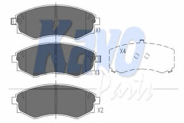 Купить запчасть KAVO PARTS - KBP7504 