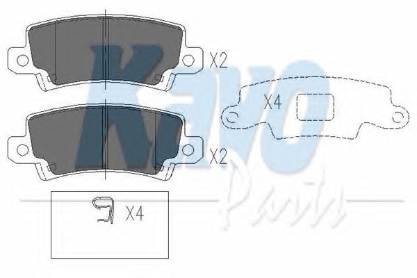 Купить запчасть KAVO PARTS - KBP9016 