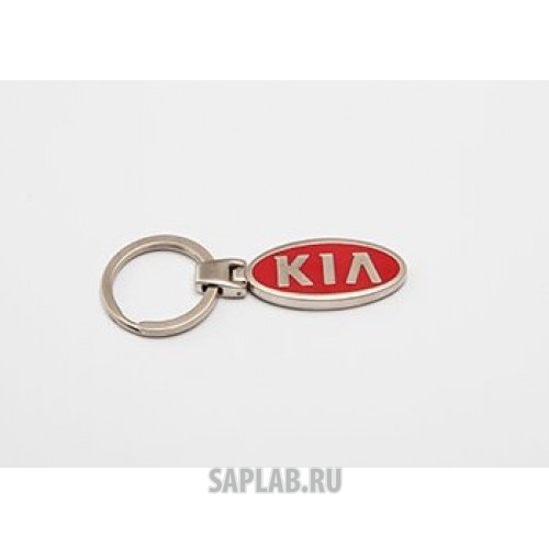 Купить запчасть KIA - 99F70AQ620K Металлический брелок с кольцом Kia Logo Metall Keyring, Silver-Red, артикул 99F70AQ620K