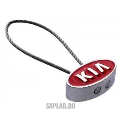 Купить запчасть KIA - R8480AC461K Металлический брелок Kia Metall Keyring, Red, артикул R8480AC461K