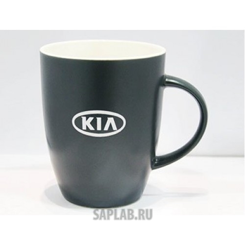 Купить запчасть KIA - R8480AC466K Керамическая кружка Kia Logo Ceramic Mug, Black, артикул R8480AC466K