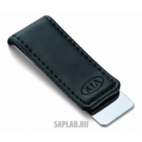 Купить запчасть KIA - R8480AC478K Зажим для банкнот Kia Money Clip, Leather-Metall, артикул R8480AC478K