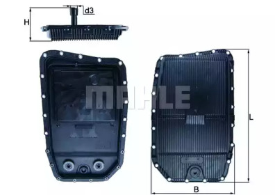 Купить запчасть Knecht - HX152 Фильтр гидравлический BMW / LAND ROVER / BENTLEY c АКПП ZF 6HP26 / 6HP28
