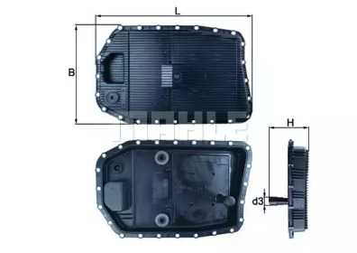 Купить KNECHT - HX154 Фильтр гидравлический BMW c АКПП ZF 6HP19 / 6HP21