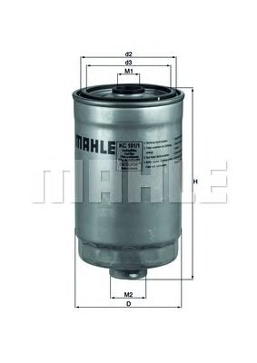 Купить запчасть Knecht - KC1011 Фильтр топливный HYUNDAI 1.4 / 1.5 / 1.6 CRDI 2005-