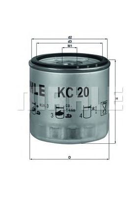 Купить запчасть Knecht - KC20 Фильтр топливный FORD TRANSIT Box (V_ _)/ FORD TRANSIT Bus (72E, 73E)/ FORD TRANSIT Bus (V_ _)/ FORD TRANSIT Platform/Chassis (V_ _)/ IVECO CROSSWAY