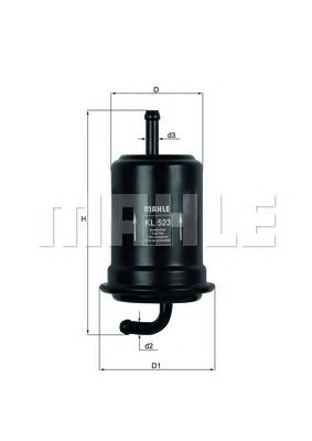 Купить запчасть Knecht - KL523 Фильтр топливный SUZUKI GRAND VITARA I (FT, HT)/ SUZUKI GRAND VITARA I Convertible (GT)