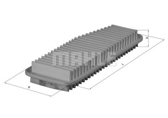 Купить запчасть Knecht - LX1611 Фильтр воздушный TOYOTA ALPHARD (_H1_)/ TOYOTA PREVIA (_R1_, _R2_)/ TOYOTA PREVIA (_R3_)/ TOYOTA RAV 4 I (_A1_)/ TOYOTA RAV 4 II (_A2_)