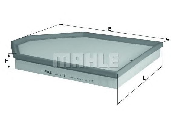 Купить запчасть Knecht - LX1991 Фильтр воздушный BMW 5 Gran Turismo (F07)/ BMW X3 (F25)/ BMW X4 (F26)/ BMW X4 (G02, F98)