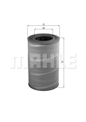 Купить запчасть Knecht - LX612 Фильтр воздушный MAN E 2000/ MAN F 2000/ MAN F 90/ MAZ-MAN F 2000