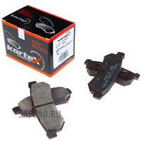 Купить запчасть KORTEX - KT1257S Колодки тормозные CHEVROLET LACETTI 07- задние к-т (без ушек) KT1257S