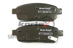 Купить запчасть KORTEX - KT1363STD Колодки торм. CHEVROLET CRUZE 09- R16 задниек-т KT1363STD