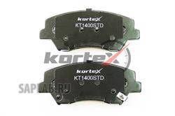 Купить запчасть KORTEX - KT1400STD Колодки торм. KIA CEED 12-HYUNDAI I30 12- перед.к-т (торм. сист. R15) KT1400STD