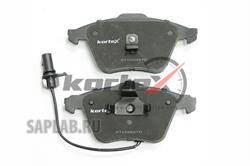 Купить запчасть KORTEX - KT1528STD Колодки торм. AUDI A6 3.0ALLROAD 00 передние к-т + датчик KT1528STD