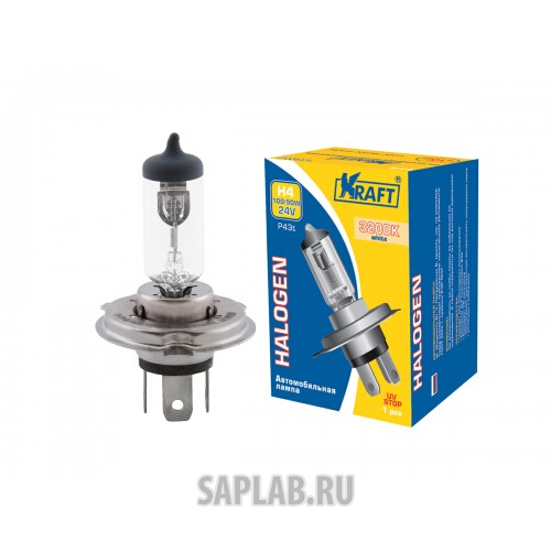 Купить запчасть KRAFT - KT700013 Автолампа H4 24v 100/90w (P43t)