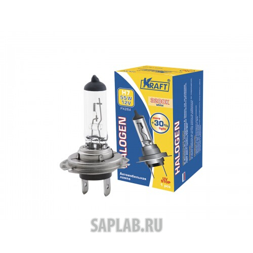 Купить запчасть KRAFT - KT700081 Автолампа H7 +30% 12v 55w (PX26d)