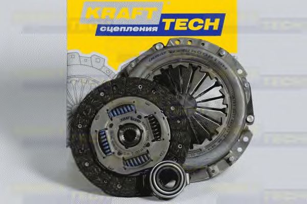 Купить запчасть KRAFTtech - W00215E Комплект сцепления TOYOTA COROLLA, AVENSIS, CARINA E 1.6 ДО 2006Г.