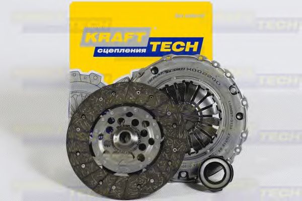 Купить запчасть KRAFTtech - W00220D Комплект сцепления VW TRANSPORTER IV Platform/Chassis (70E, 70L, 70M, 7DE, 7DL, 7D 2.4 D 09.1990 - 04.1998 <=> VW TRANSPORTER IV Box (70A, 70H, 7DA, 7DH) 2.5 TDI 12.1998 - 04.2003