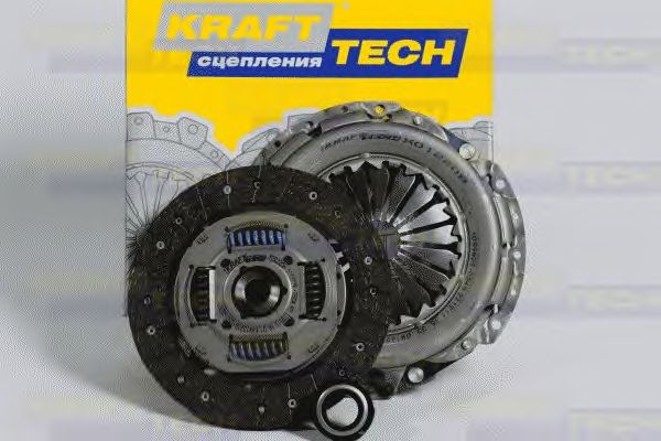 Купить запчасть KRAFTtech - W00220J Комплект сцепления VW, AUDI, SKODA, SEAT 1.6 FSI BGU