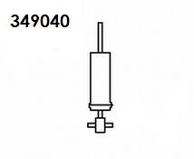 Купить запчасть KYB - 349040 Амортизатор - Excel-G зад прав/лев MITSUBISHI OUTLANDER II (CW_W) / CITROEN C-CROSSER (EP_) / PEUGEOT 4007 (GP_) - R