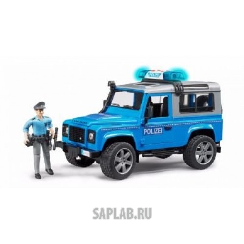 Купить запчасть LAND ROVER - LBTY578WTA Модели полицейского автомобиля Land Rover Defender Light And Sound Police Vehicle With Policeman Set, артикул LBTY578WTA