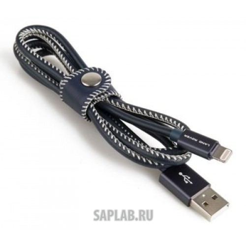 Купить запчасть LAND ROVER - LDPH912NVA Кабель для iPhone Land Rover Leather Wrapped iPhone Cable, Black