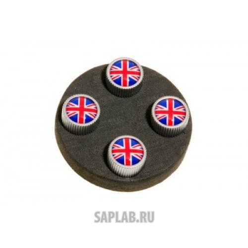 Купить запчасть LAND ROVER - LR027664 Набор из 4-х колпачков ниппелей Land Rover Union Jack Valve Stem Caps, артикул LR027664