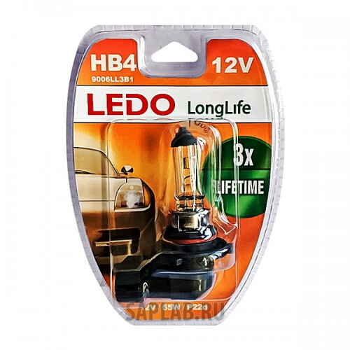 Купить запчасть LEDO - 9006LL3B1 Лампа HB4 LEDO LongLife 12V 55W блистер