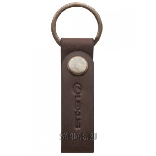 Купить запчасть LEXUS - LMCC00036L Кожаный брелок для ключей Lexus Casual Keyring, Brown Leather, артикул LMCC00036L