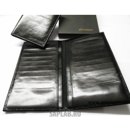 Купить запчасть LEXUS - OT1100770L Портмоне Lexus Leather Wallet, Black, артикул OT1100770L