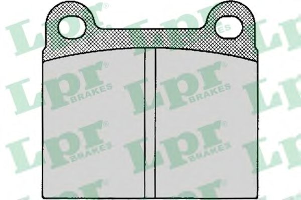 Купить запчасть LPR - 05P024 Комплект тормозных колодок 05P024