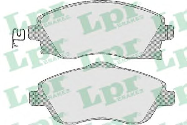 Купить запчасть LPR - 05P1004 Комплект тормозных колодок 05P1004