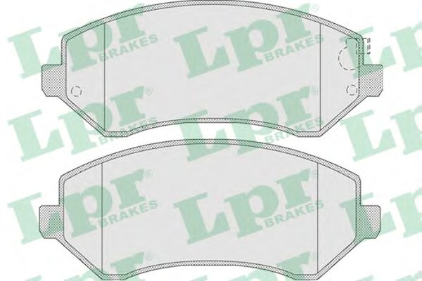 Купить запчасть LPR - 05P1005 Комплект тормозных колодок 05P1005